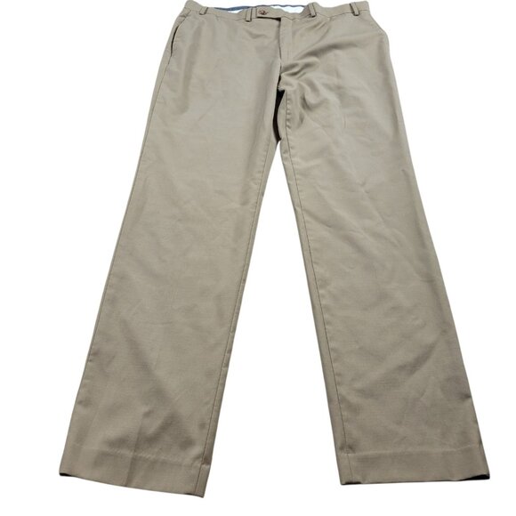 Lauren Ralph Lauren Mens Dress Pants Mens 38x34 Wool Blend Tan High Performance - Picture 1 of 7